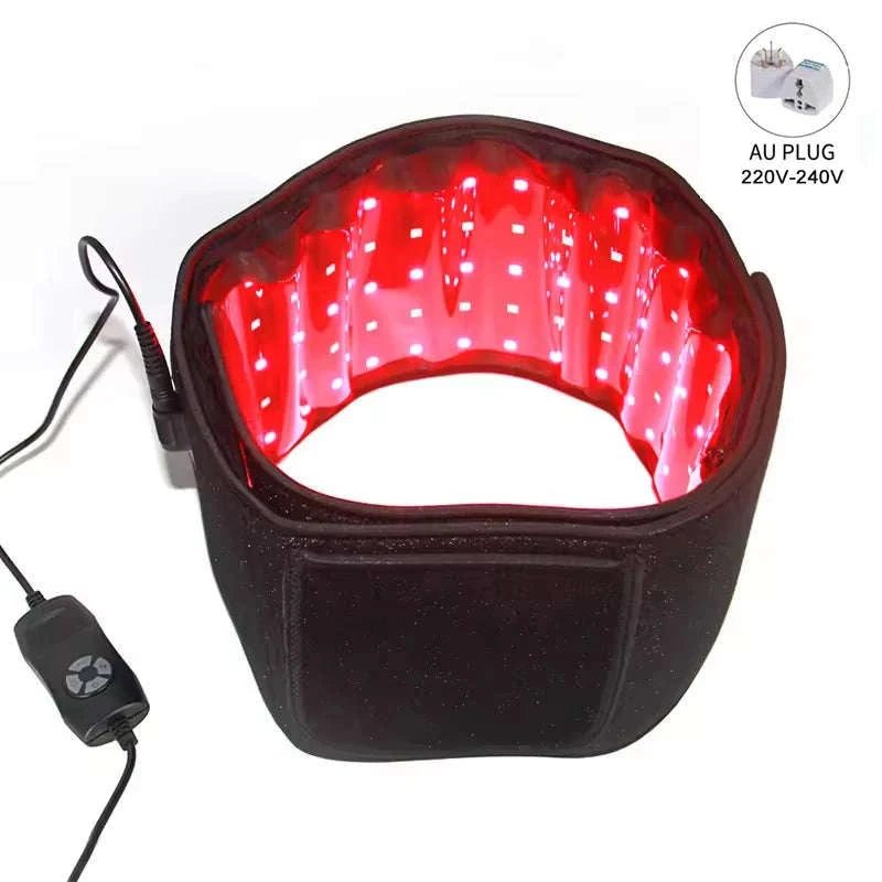 LED Light Therapy Belt for Body Shaping & Relief-BLACK-EU
