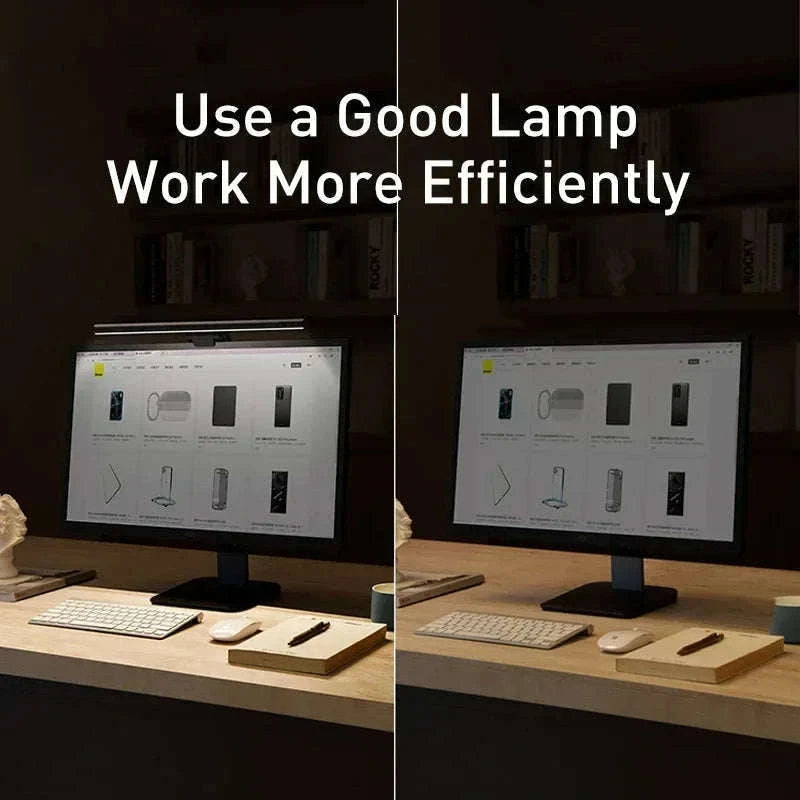 LED Monitor Light Bar with Adjustable Color & Touch Dimming-No Adapter / 0-5W
