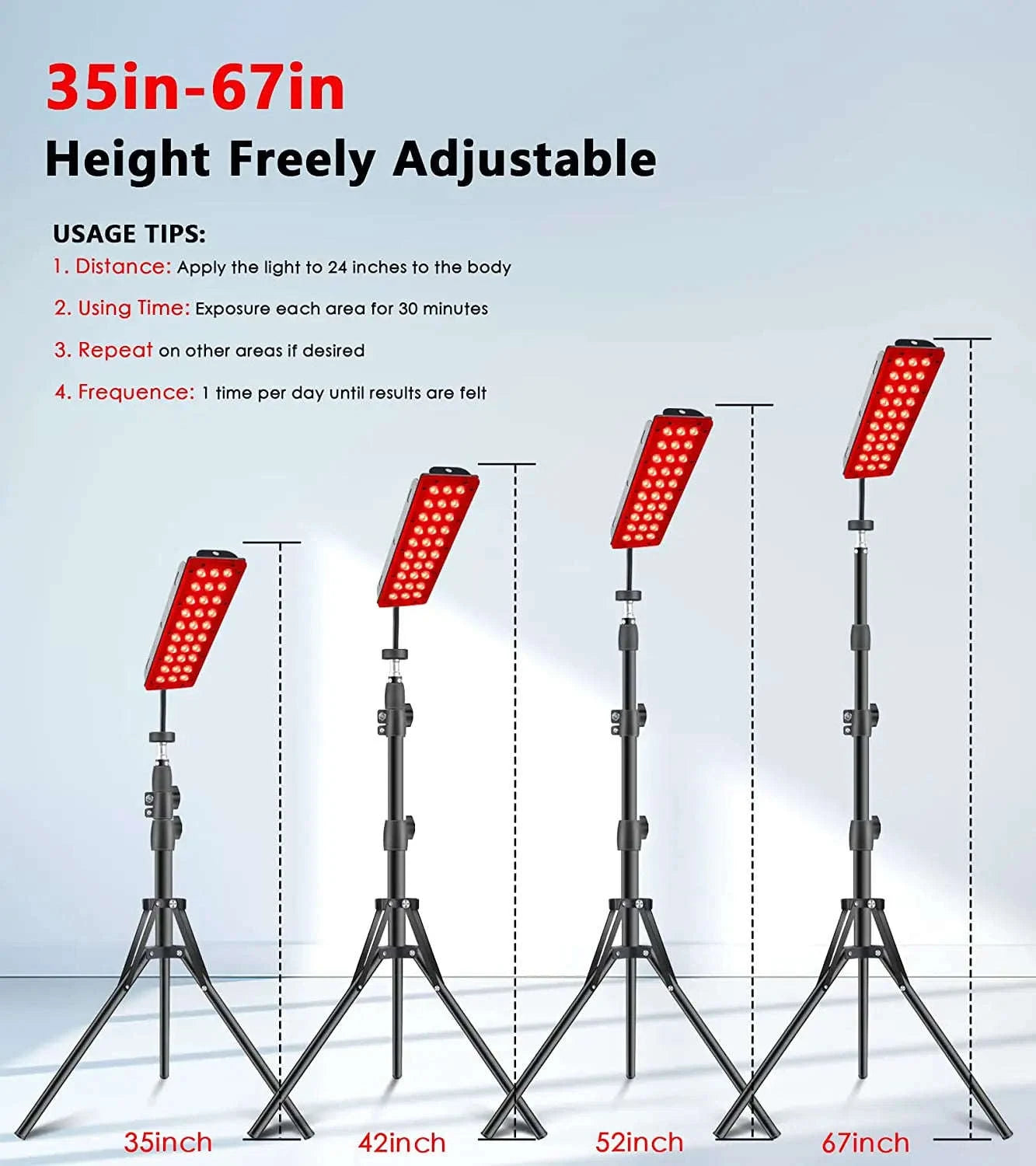 LED Red Light Therapy Lamp for Pain Relief & Skin Care-UK  PLUG