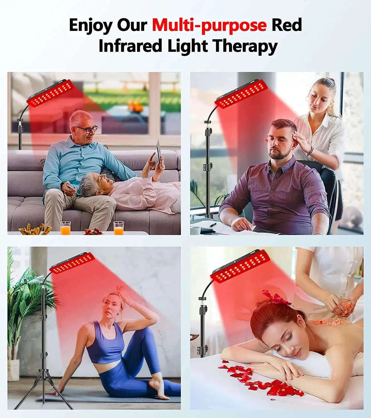 LED Red Light Therapy Lamp for Skin Care and Sore Relief-AU PLUG