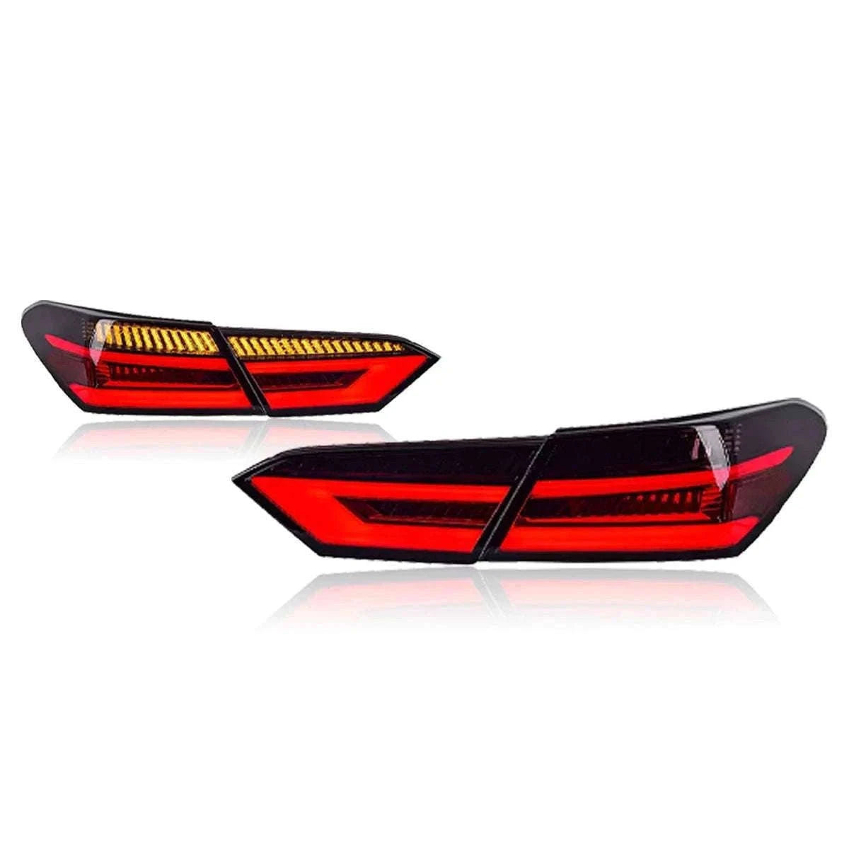 LED Tail Lights for Toyota Camry 2018–2022 with DRL Upgrade-Smoke / 1 set / China Mainland