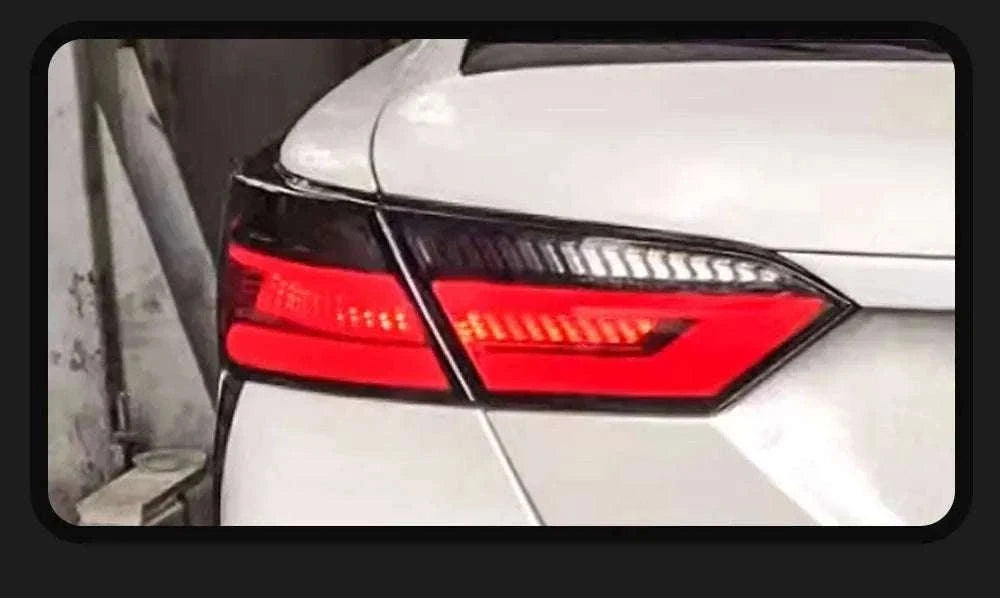 LED Tail Lights for Toyota Camry 2018–2022 with DRL Upgrade-Smoke / 1 set / China Mainland