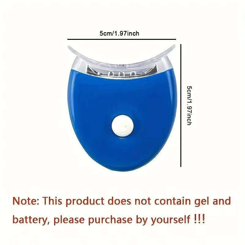 LED Teeth Whitening Light for Fast At-Home Brightening-blue