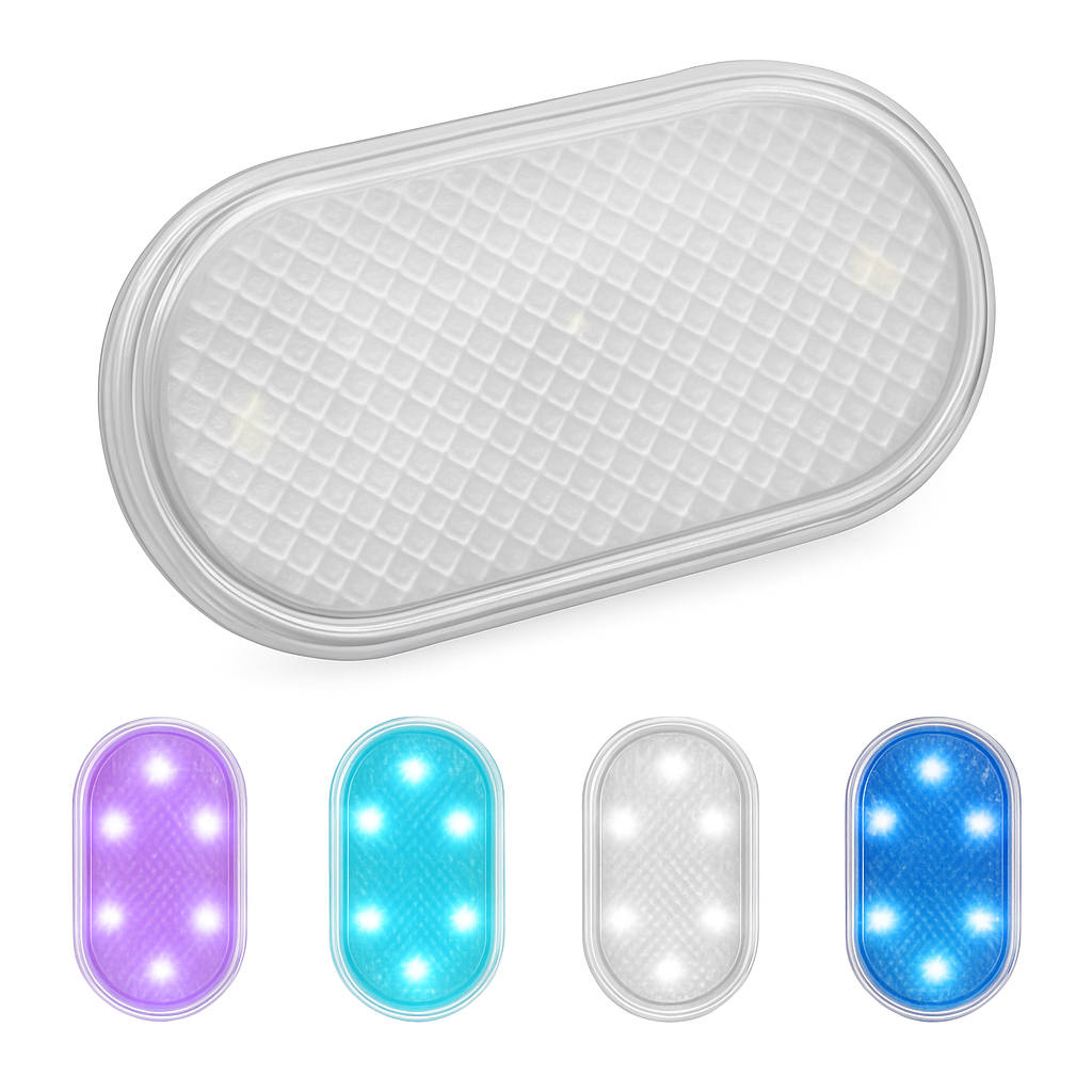 Lámpara de coche inalámbrica mini con luz táctil LED