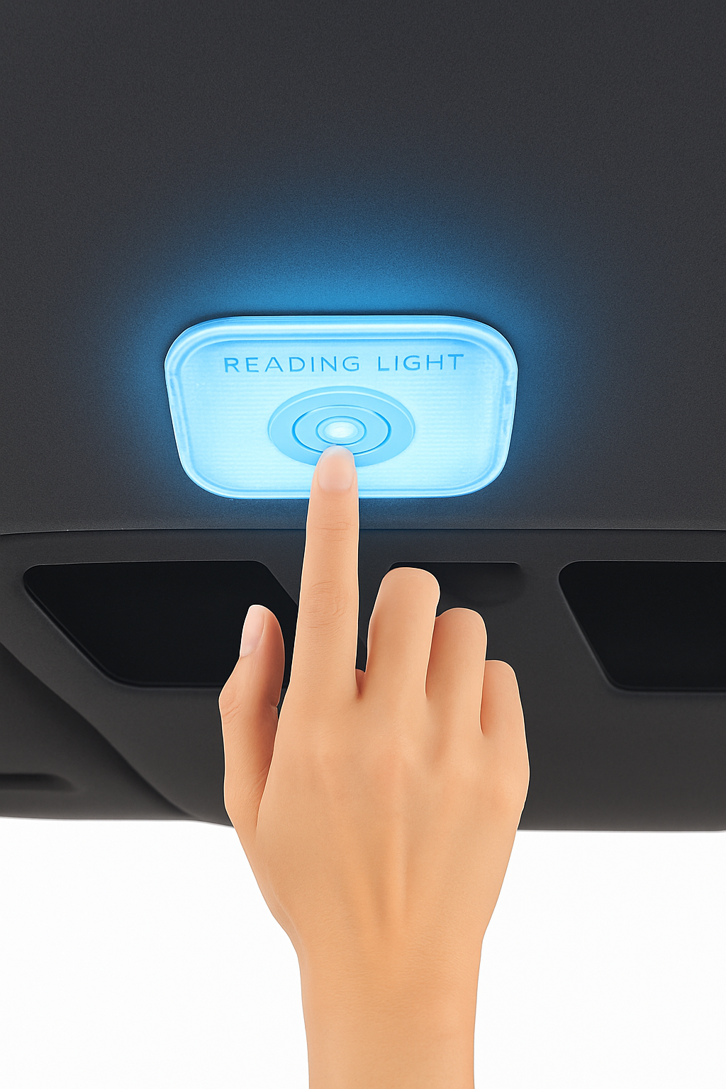 Lámpara interior para coche inalámbrica mini con luz LED táctil, recargable por USB