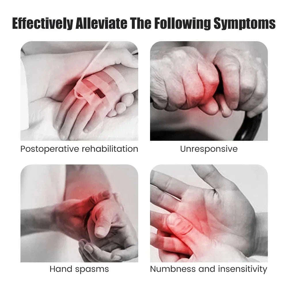 Left & Right Hand Finger Rehabilitation Robot Gloves for Stroke Recovery-Left XXL