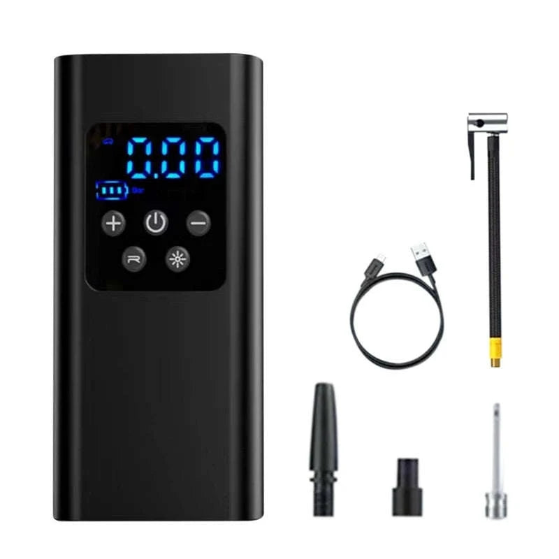 LEIBOO Portable Air Compressor for Car & Bike Tires-Wireless