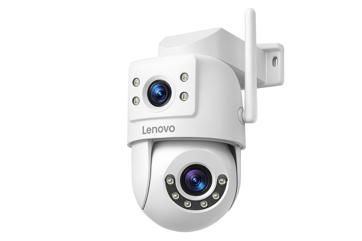 4MP WiFi PTZ Outdoor Security Camera Dual Lens Dual Screen Auto Tracking