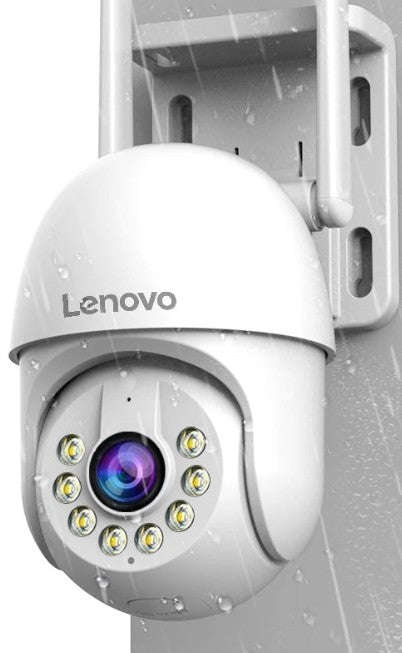 Lenovo 5MP Outdoor WiFi PTZ Camera-5MP 64G SD Card / US Plug / CHINA