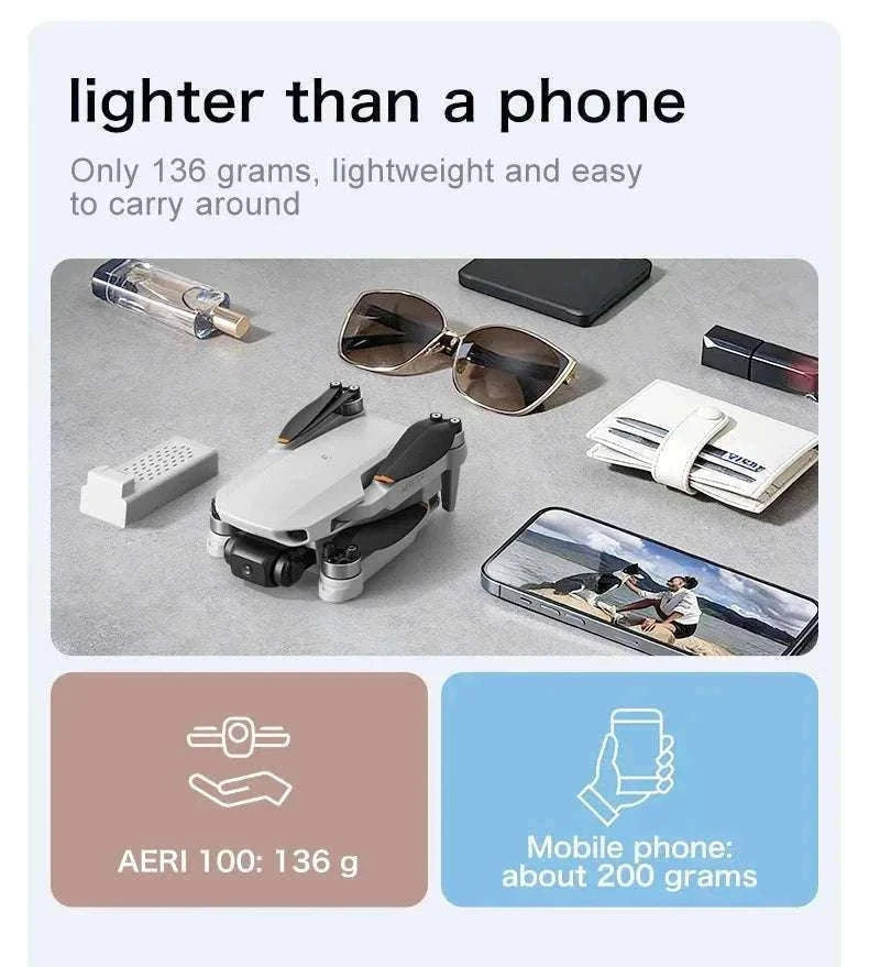 Lenovo Aeri100 Drone with Dual Camera, 4K Video & Obstacle Avoidance-Aeri100-8K-3B