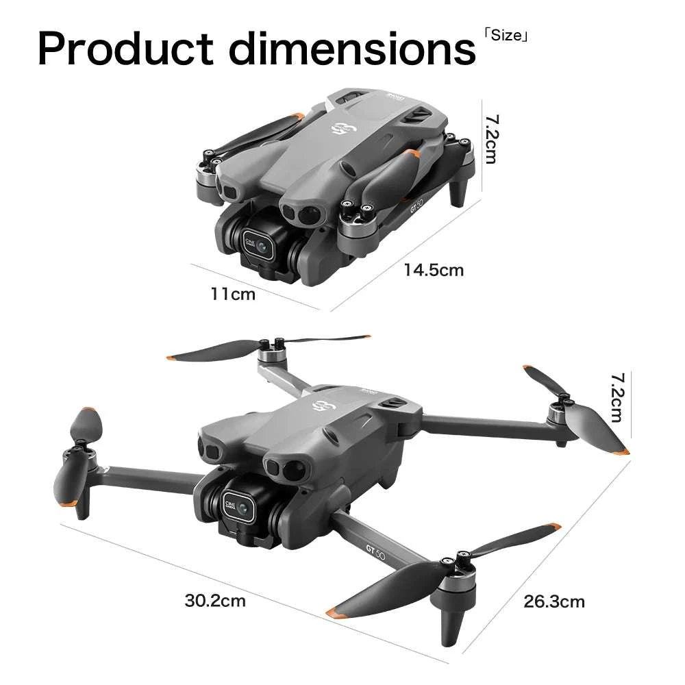 Lenovo GT50 8K Drone with 360° Obstacle Avoidance & 3KM Range-Grey-6K-battery-1