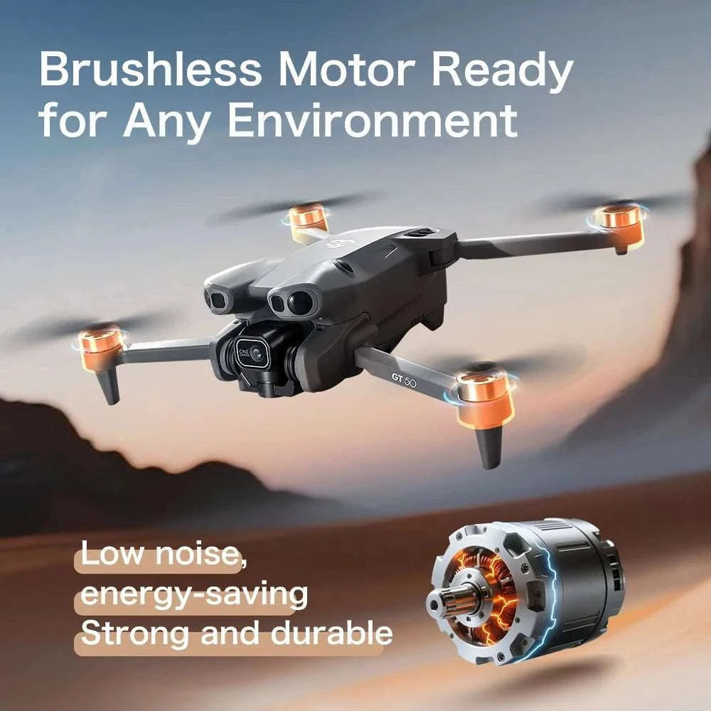 Lenovo GT50 8K Drone with 360° Obstacle Avoidance & 3KM Range-Grey-6K-battery-1
