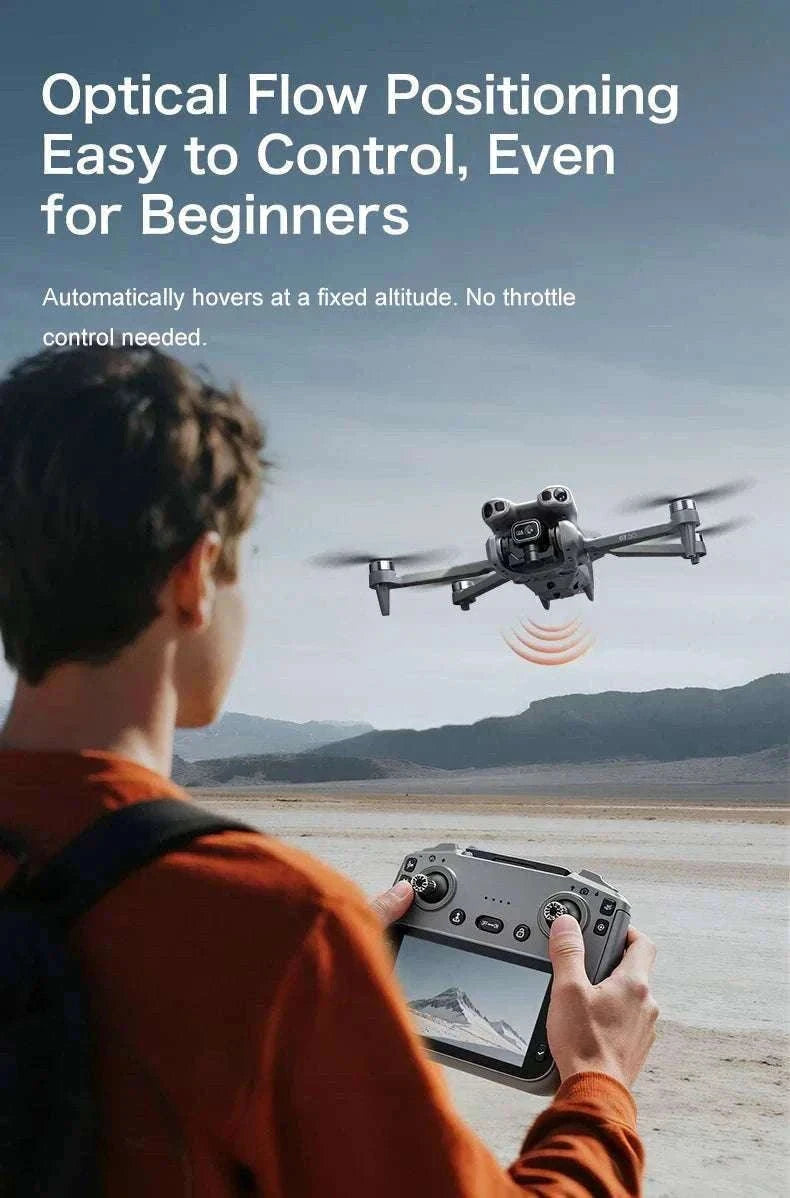 Lenovo GT50 8K Drone with 360° Obstacle Avoidance & 3KM Range-Grey-6K-battery-1