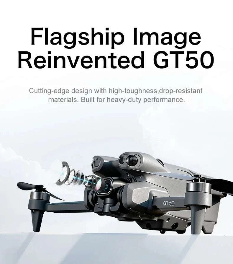 Lenovo GT50 8K Drone with 360° Obstacle Avoidance & 3KM Range-Grey-6K-battery-1