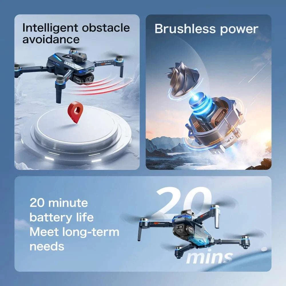 Lenovo GT8 8K Camera Drone with Screen, 3 Cameras & 3000m Range-8K-Screen-Battery3