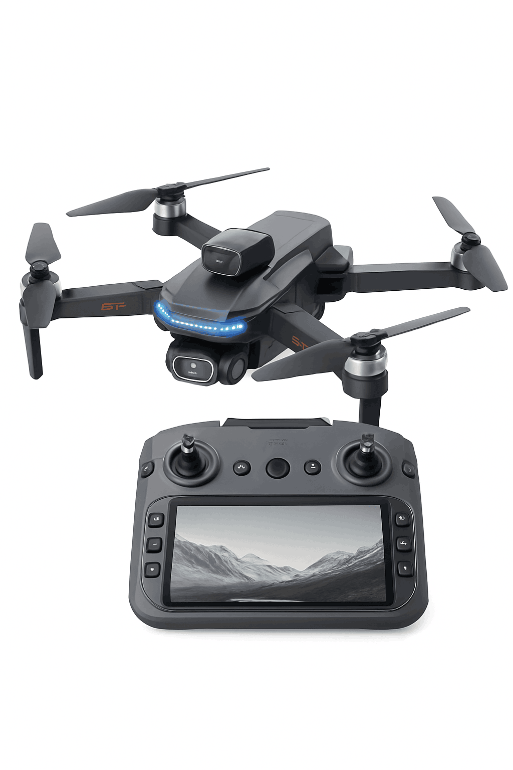 Lenovo GT8 8K Camera Drone with Screen, 3 Cameras & 3000m Range-8K-Screen-Battery3