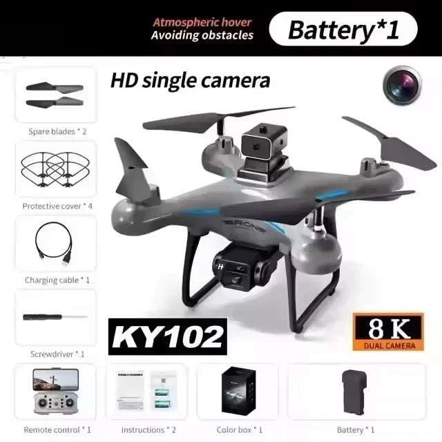 Lenovo Ky102 Drone with 8K Dual Camera and Obstacle Avoidance-8K dual 1B