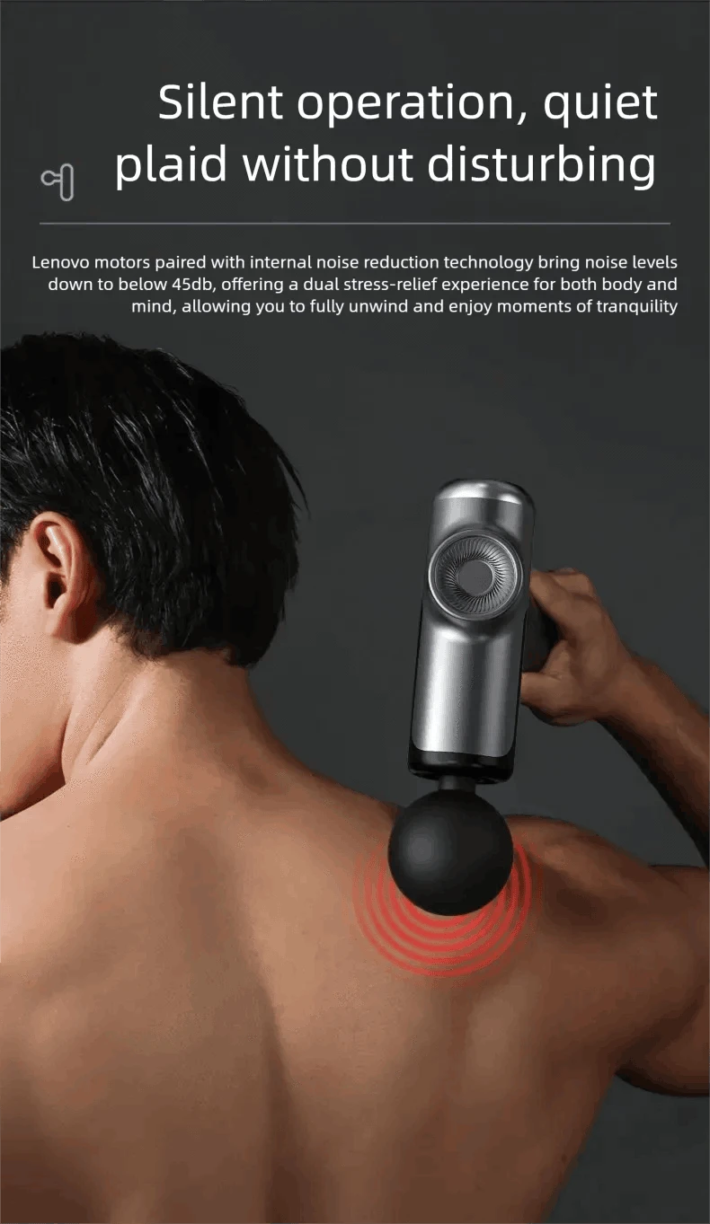 Lenovo N3 Deep Tissue Massage Device with LED Touch Control-High end travel bag / USB Type-C