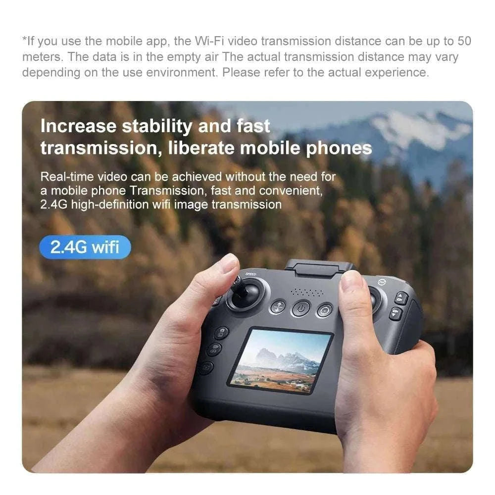 Lenovo V666 4K WiFi Drone with Obstacle Avoidance & Brushless Motor-Black-4k-battery-1