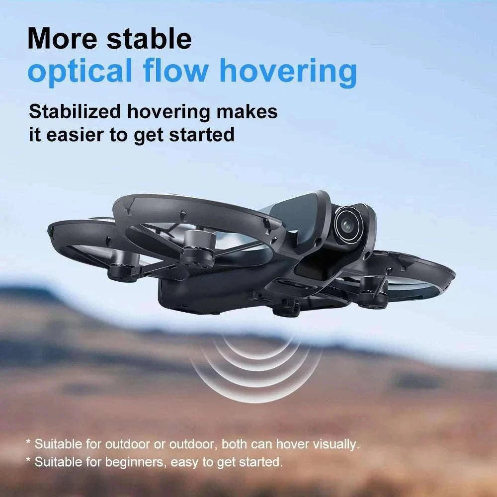 Lenovo V666 4K WiFi Drone with Obstacle Avoidance & Brushless Motor-Black-4k-battery-1