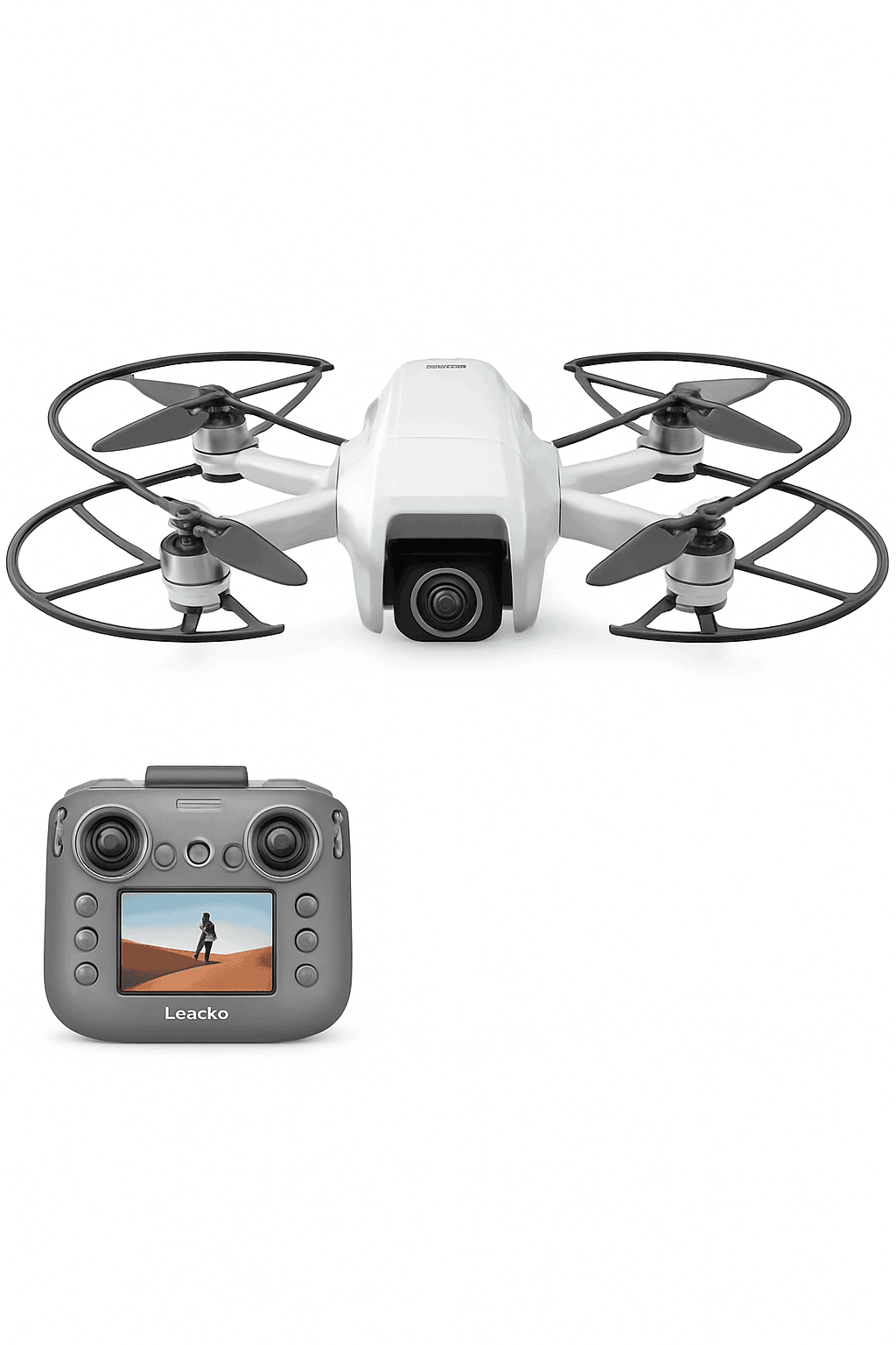 Lenovo V666 4K WiFi Drone with Obstacle Avoidance & Brushless Motor-Black-4k-battery-1