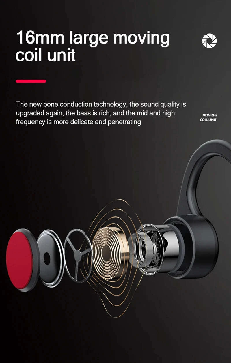 Lenovo X3 Pro Bone Conduction Bluetooth Headphones-white