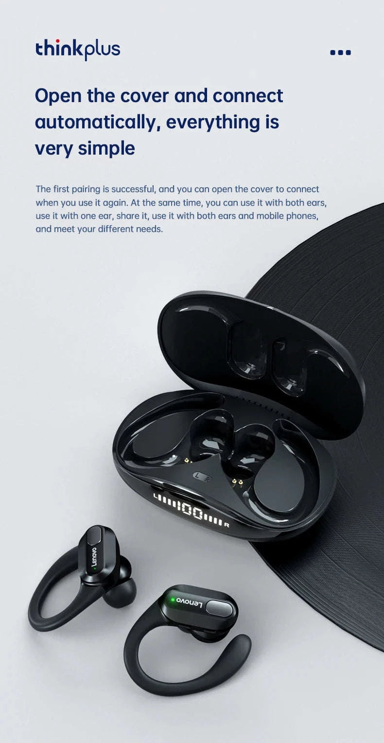 Lenovo XT80 Sports Wireless Earphones-black