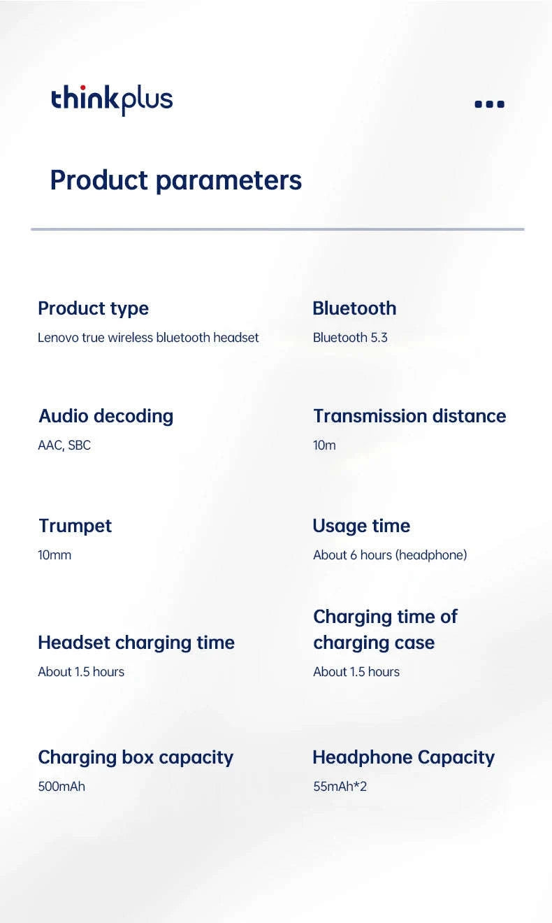 Lenovo XT80 Sports Wireless Earphones-black