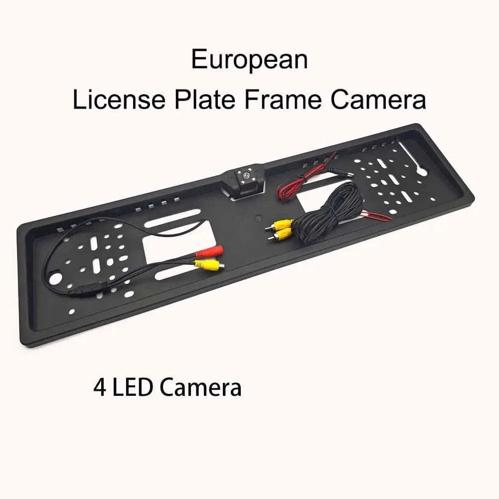 License Plate Rearview Camera Frame Reverse Backup Camera Night Vision for Truck Car SUV Camper Pickup-Frame(No Camera) / China Mainland