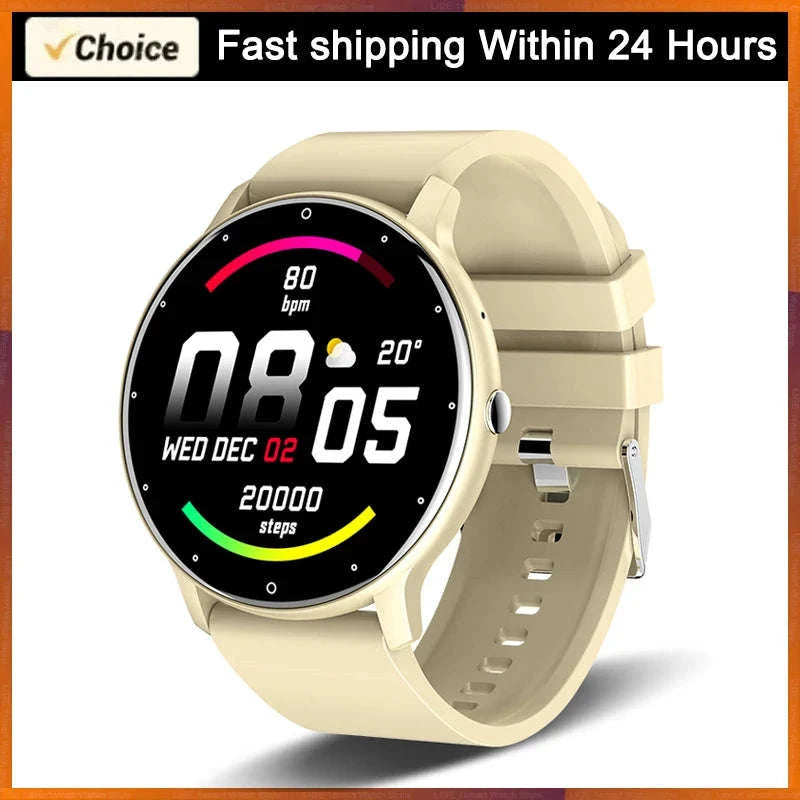 LIGE 2025 Smart Fitness Watch for Men & Women-Black