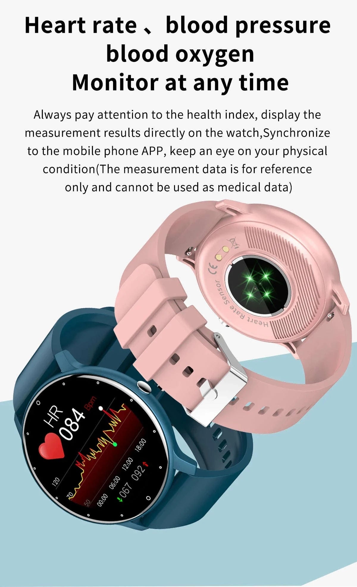 LIGE 2025 Smart Fitness Watch for Men & Women-Black