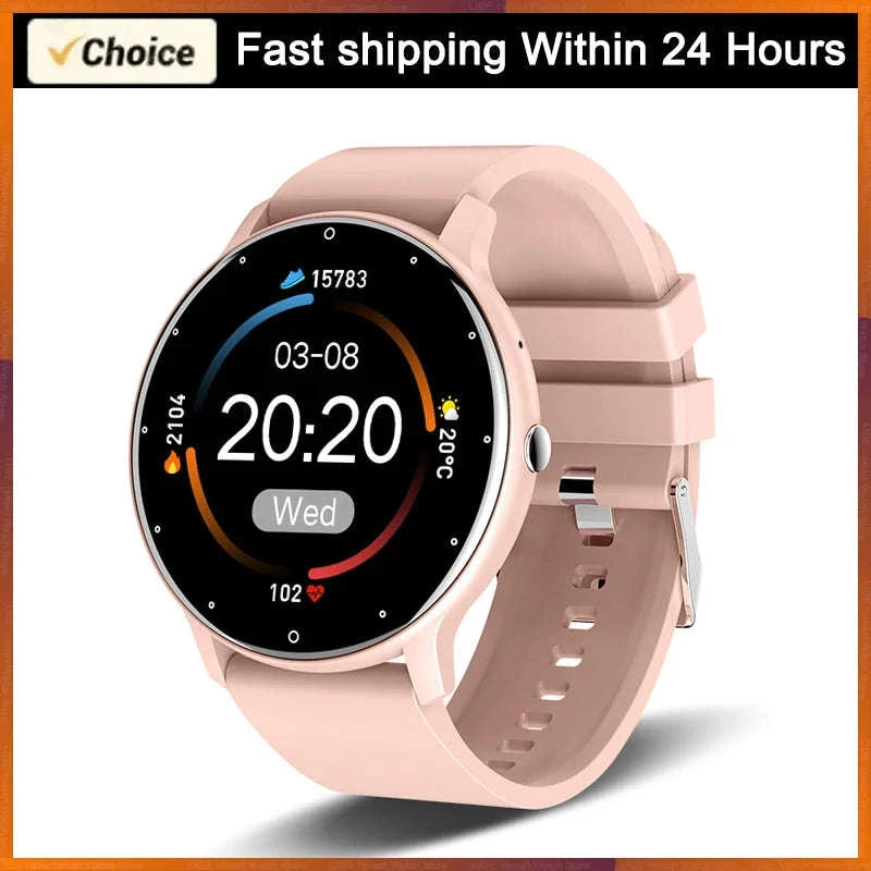 LIGE 2025 Smart Fitness Watch for Men & Women-Black