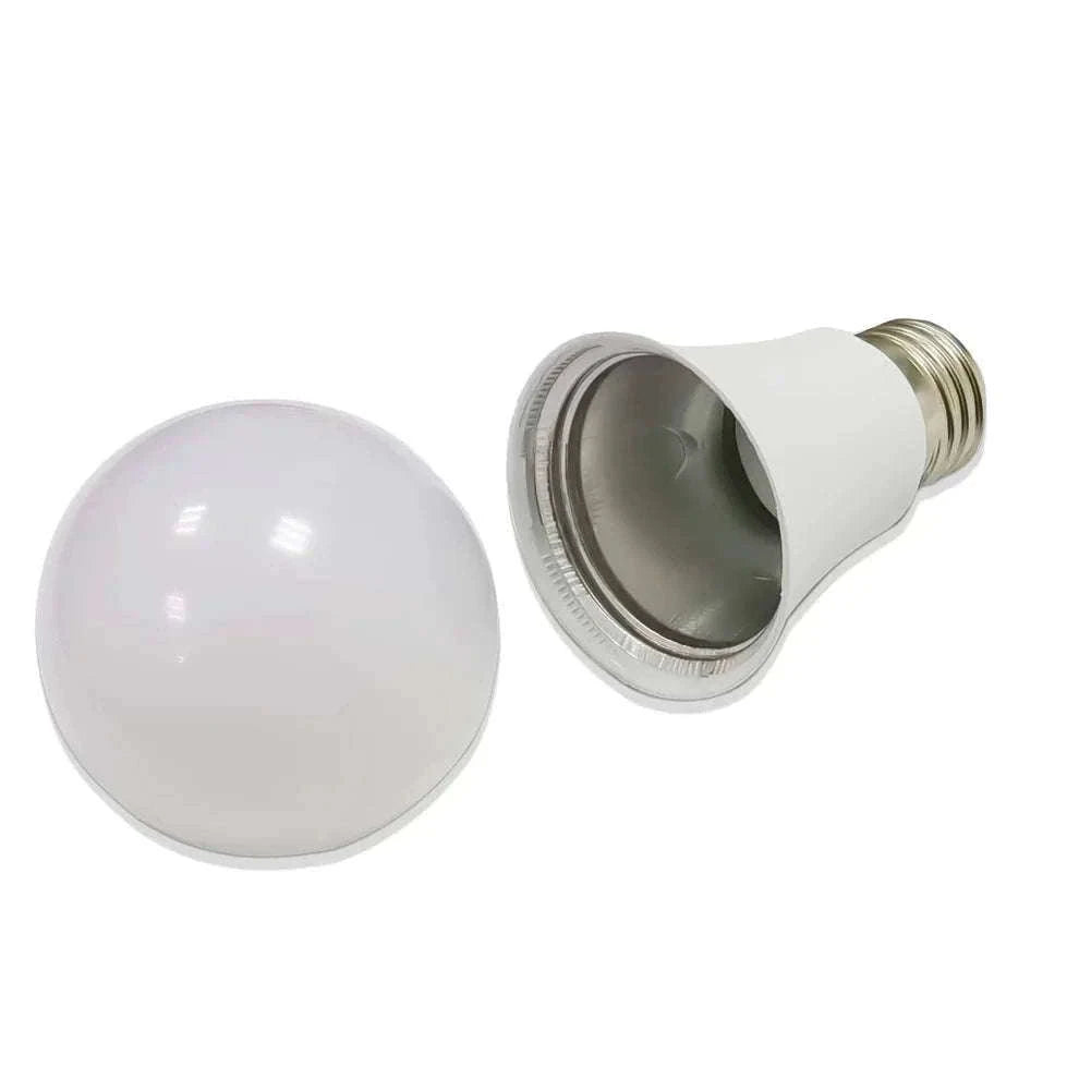 Light Bulb Hidden Storage Compartment Safe Container-White