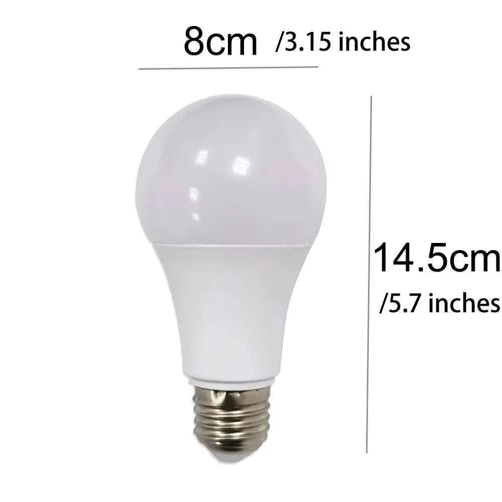 Light Bulb Hidden Storage Compartment Safe Container-White