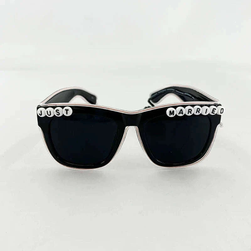 Light Up LED Glow Sunglasses for Parties and Raves-Blue 1