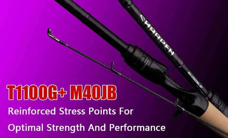 Lightweight Carbon Spinning & Casting Fishing Rod Fast Action Bass Pike-RH-S922M-MF