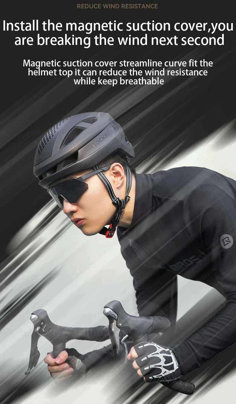 Lightweight Cycling Helmet with Magnetic Cover and 16–20 Vents-10110018001 / 57-61cm