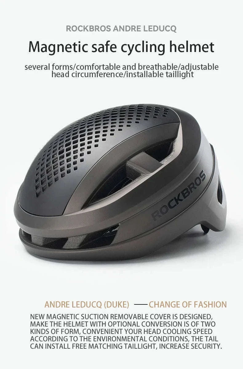 Lightweight Cycling Helmet with Magnetic Cover and 16–20 Vents-10110018001 / 57-61cm