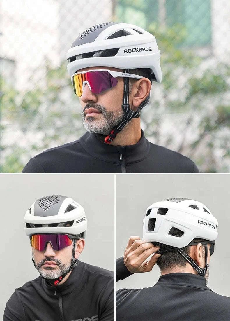 Lightweight Cycling Helmet with Magnetic Cover and 16–20 Vents-10110018001 / 57-61cm