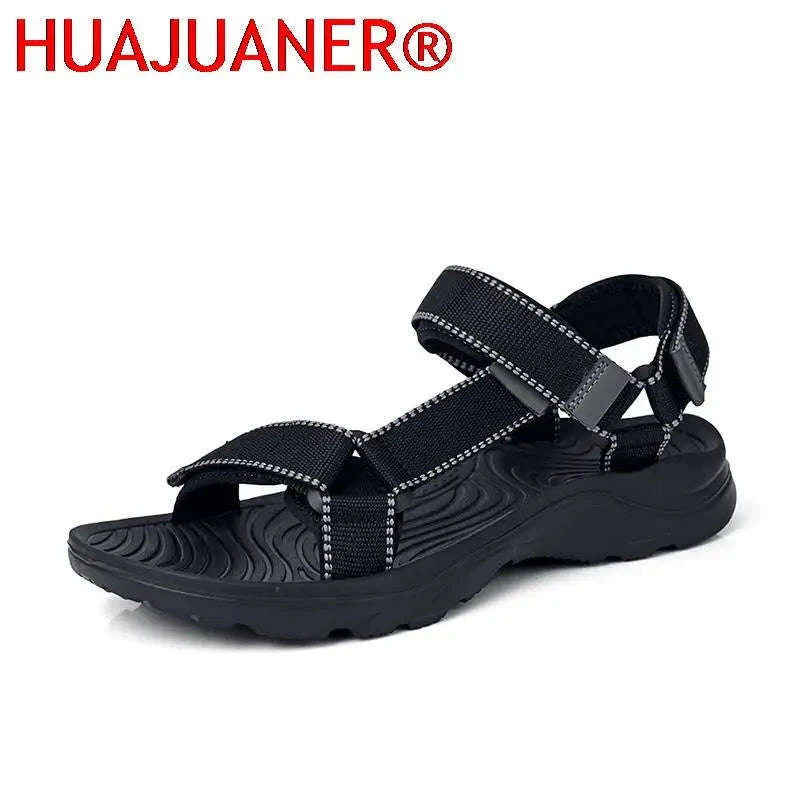Lightweight EVA Sole Breathable Beach Sandals for Men-Blue / 46