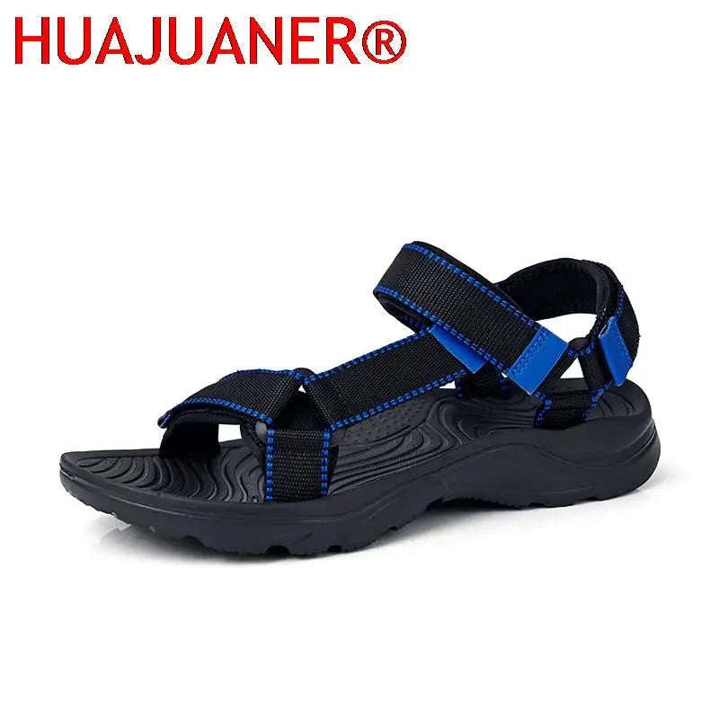 Lightweight EVA Sole Breathable Beach Sandals for Men-Blue / 46