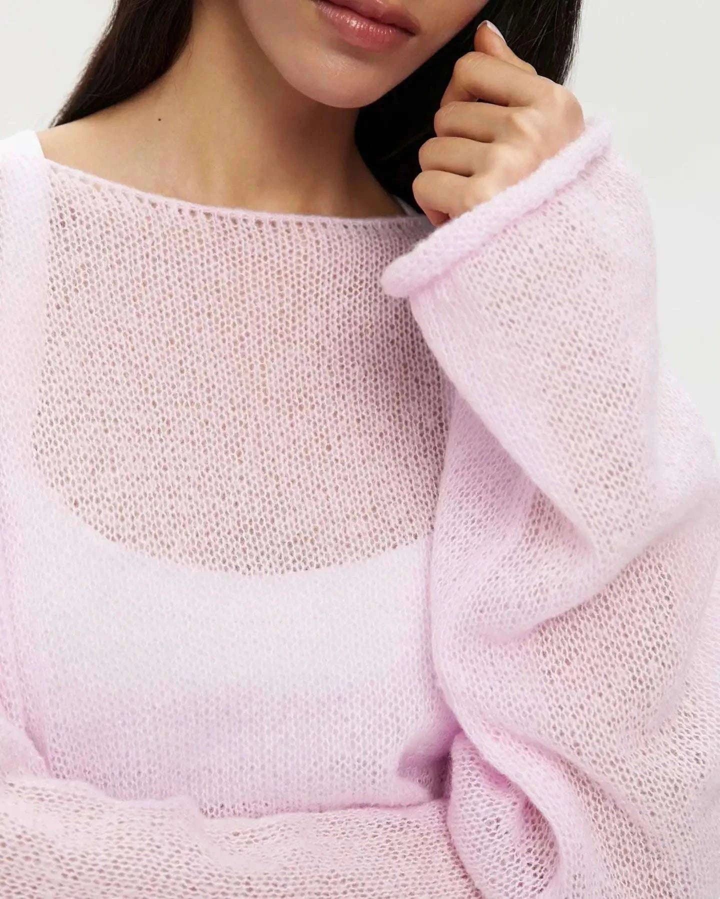 Lightweight Loose Fit Turtleneck Sweater for Women Soft Casual Pullover-