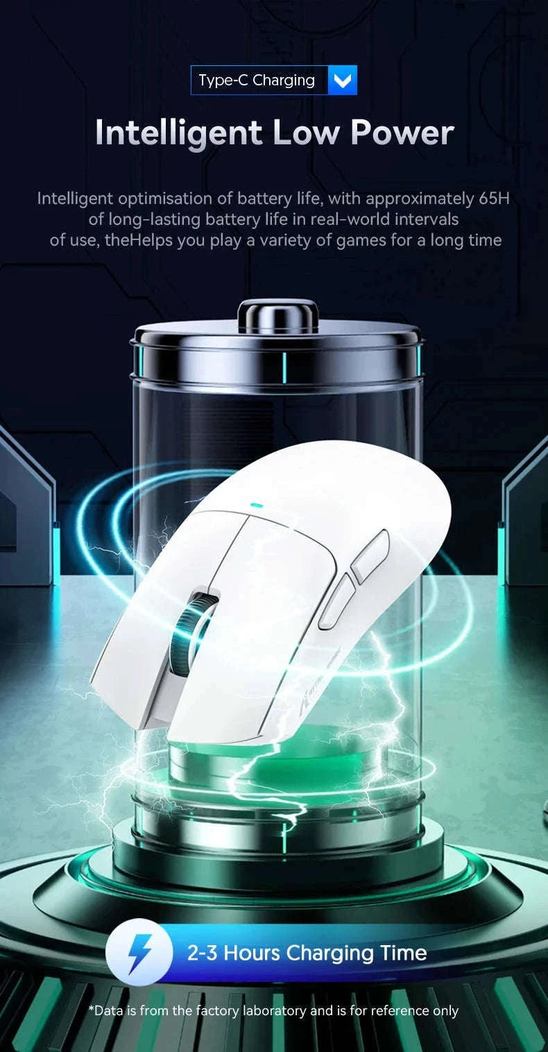 Lightweight Wireless Gaming Mouse with RGB Precision Control-black / Italy