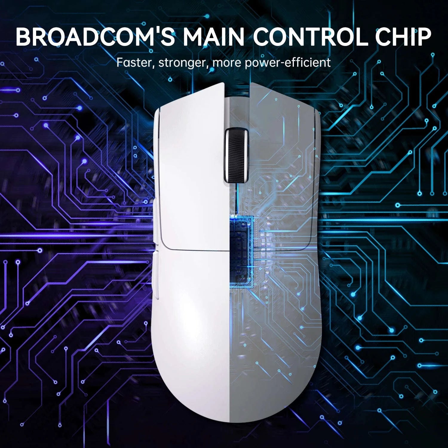 Lightweight Wireless Gaming Mouse with RGB Precision Control-black / Italy