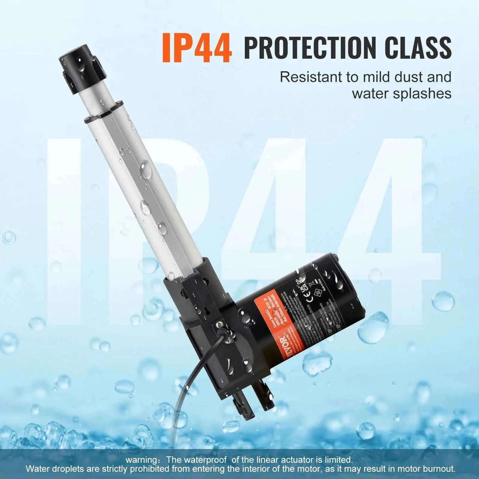 Linear Actuator 8/10/12/14/16 Inch 12V 6000N 5mm/s with Mounting Bracket-150mm / 12V / 0|Poland