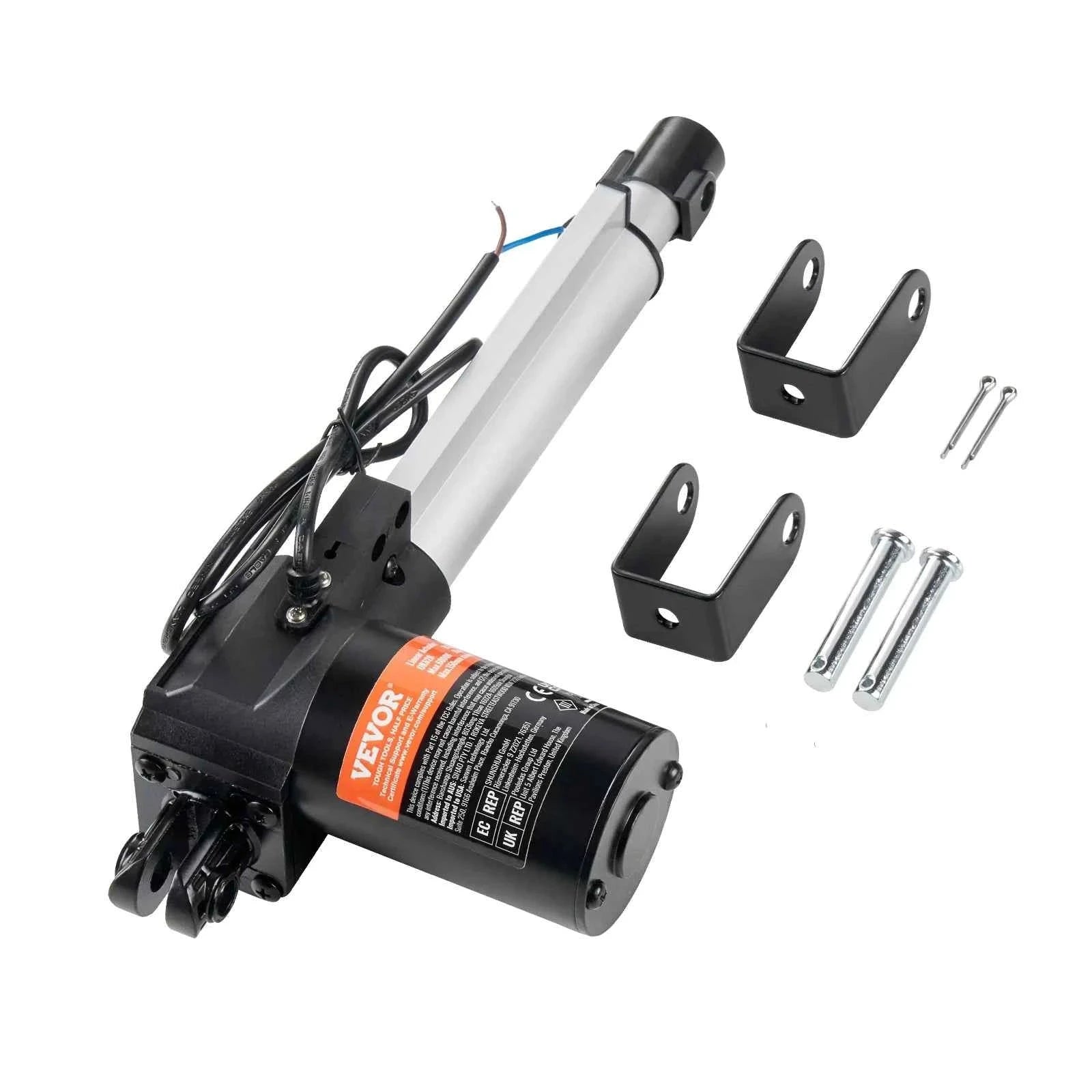 Linear Actuator 8/10/12/14/16 Inch 12V 6000N 5mm/s with Mounting Bracket-150mm / 12V / 0|Poland