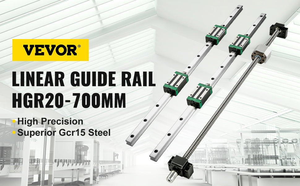 HGR20 Linearführungsschienen-Kit mit Kugelgewindespindel für CNC-Maschinen