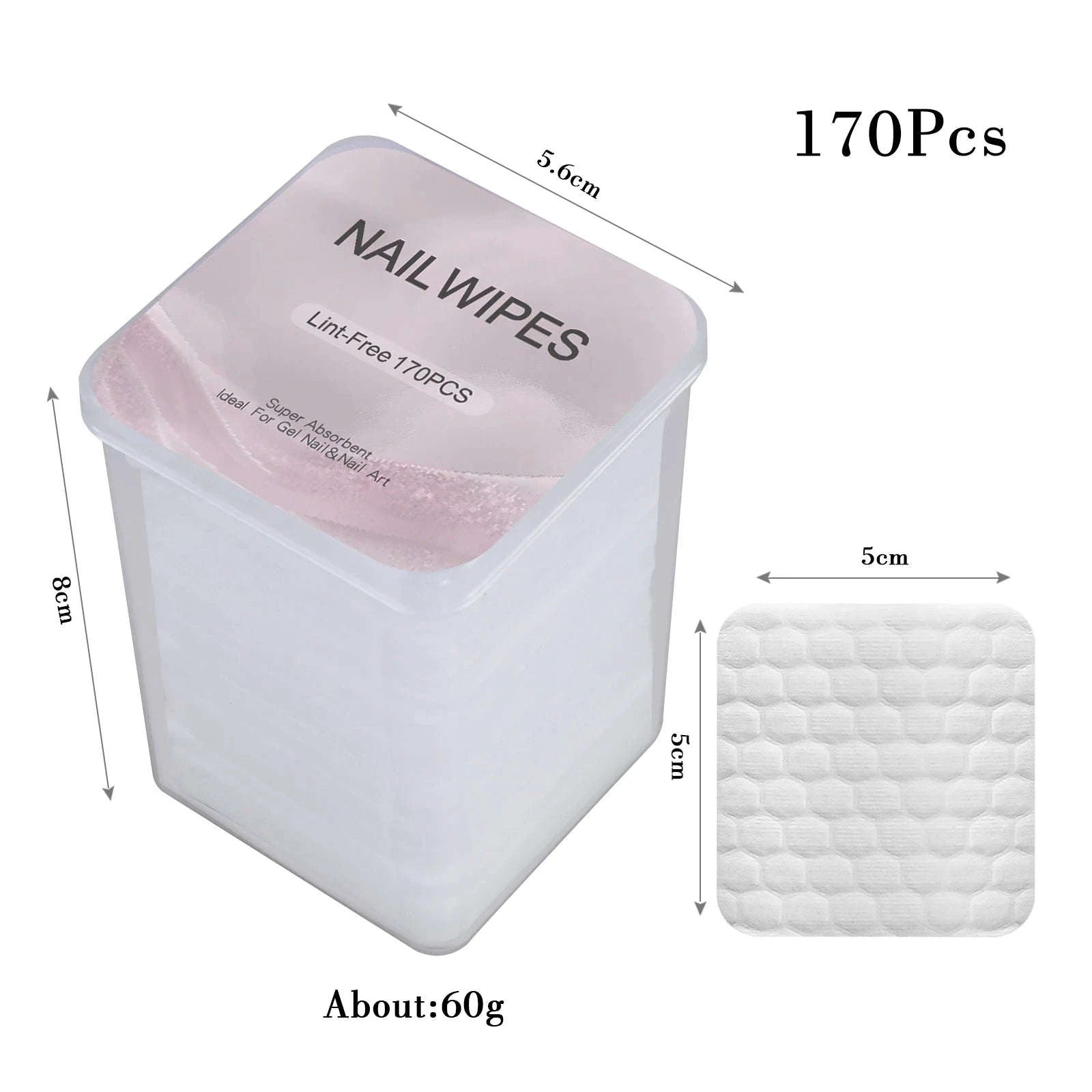 Lint-Free Nail Wipes-200pcs