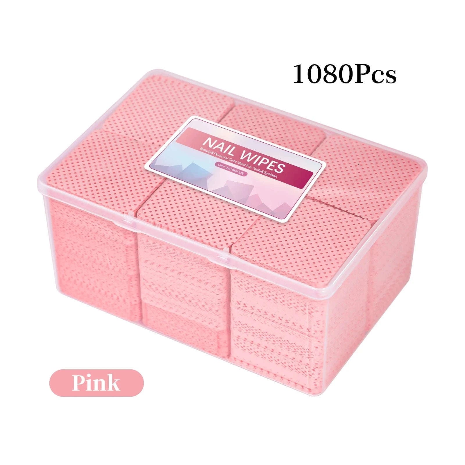 Lint-Free Nail Wipes (200PCS)-White-200pcs