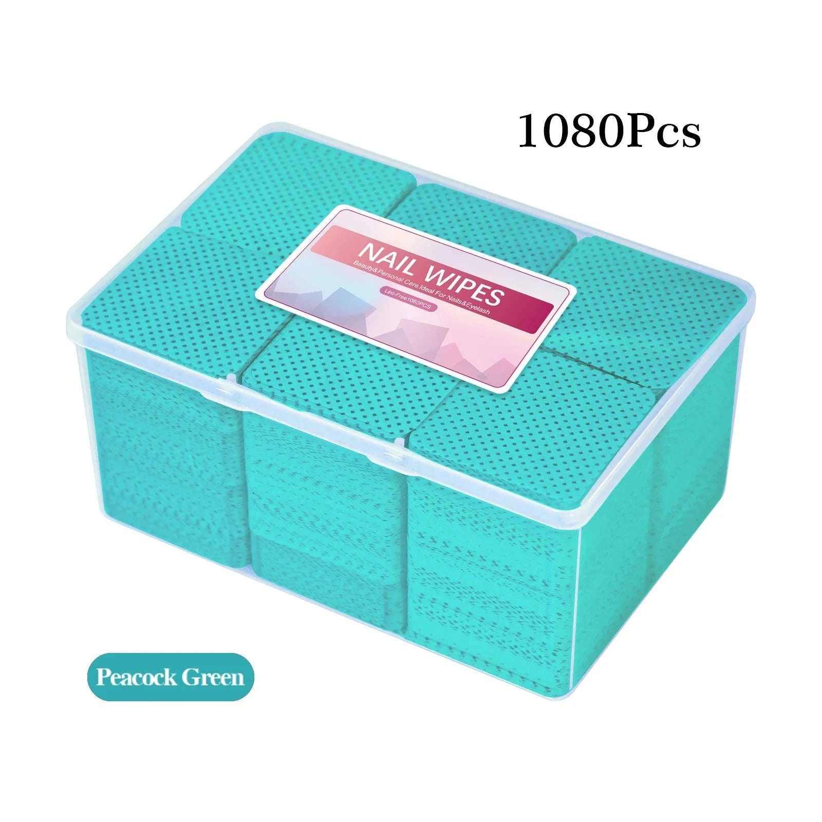 Lint-Free Nail Wipes (200PCS)-White-200pcs